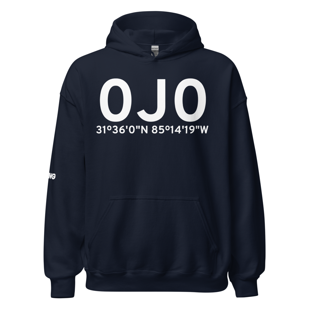 Abbeville (0J0) Airport Hoodie Sweatshirt 
