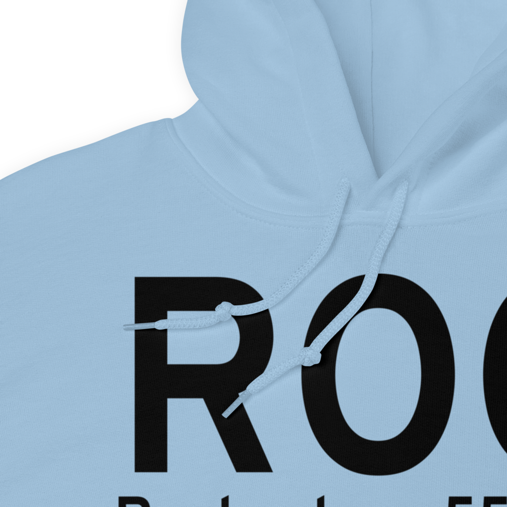 Rochester (KROC) Airport Hoodie Sweatshirt 