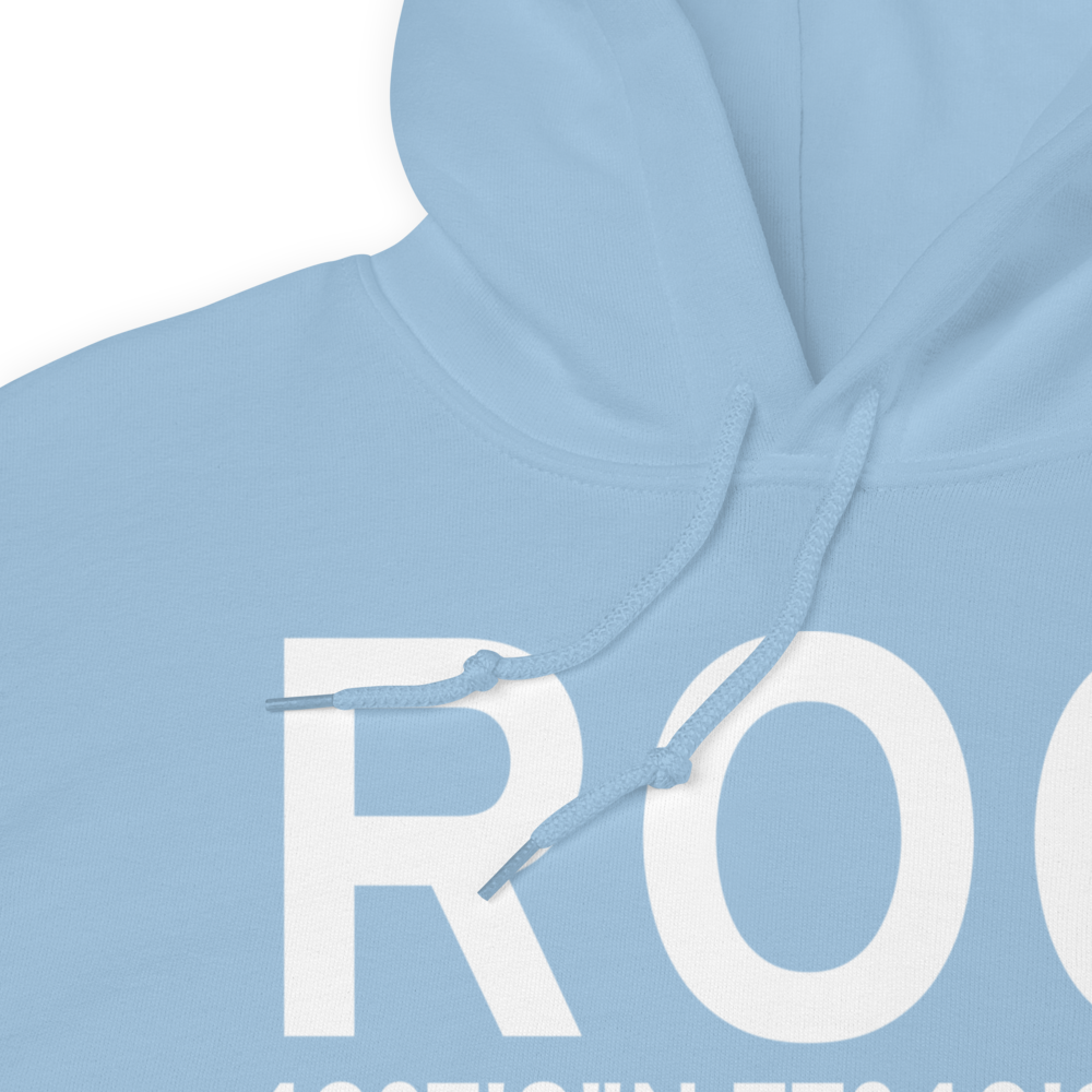 Rochester (KROC) Airport Hoodie Sweatshirt 