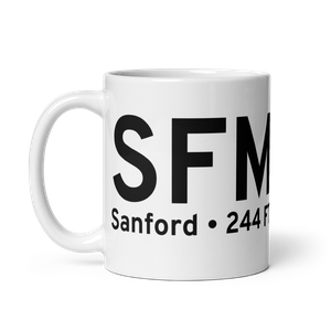 Sanford (KSFM) Airport Mug
