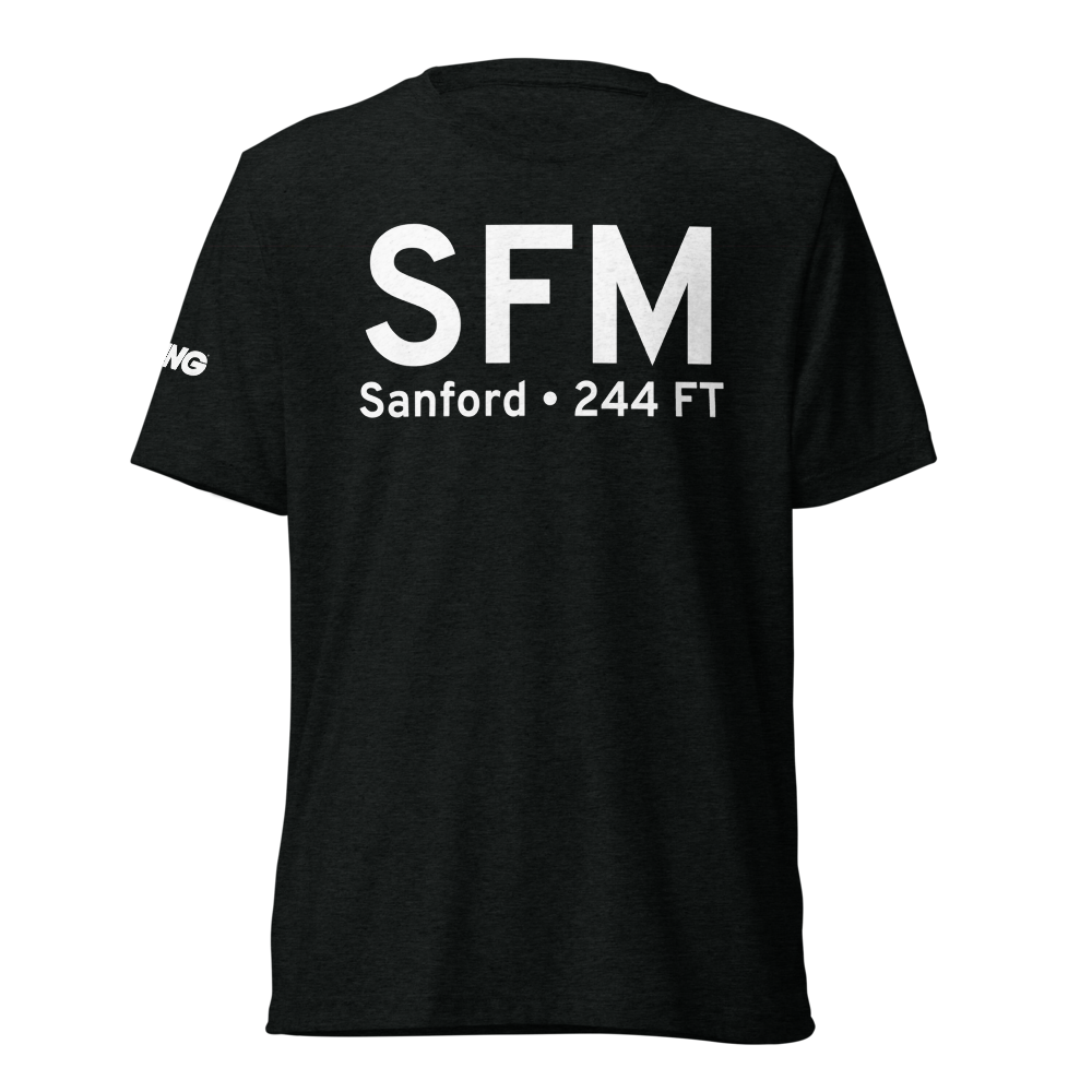 Sanford (KSFM) Airport Tri-blend T-Shirt 