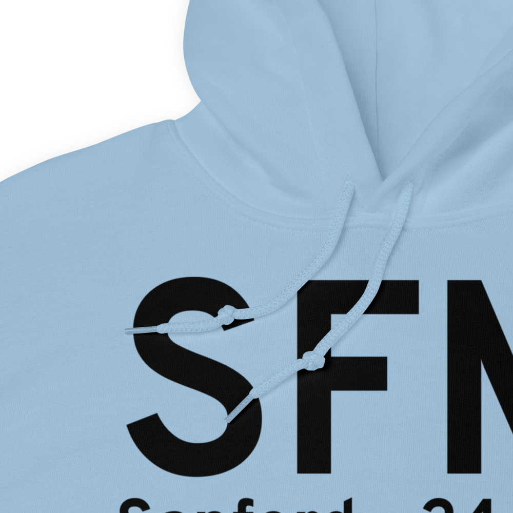 Sanford (KSFM) Airport Hoodie Sweatshirt 
