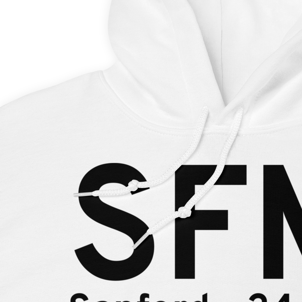 Sanford (KSFM) Airport Hoodie Sweatshirt 