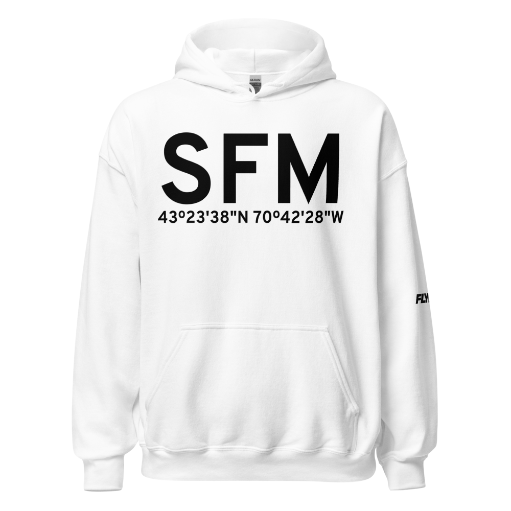 Sanford (KSFM) Airport Hoodie Sweatshirt 