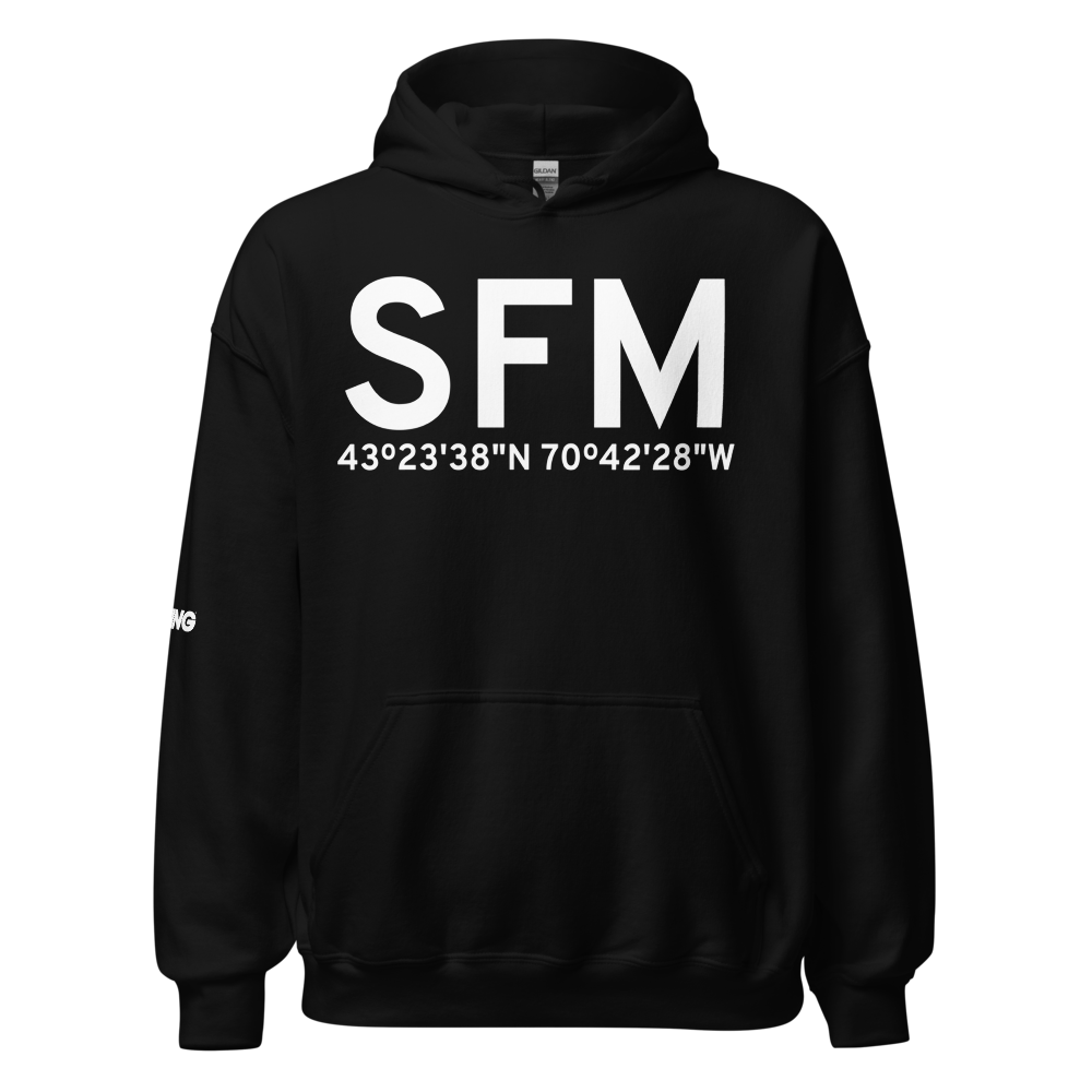 Sanford (KSFM) Airport Hoodie Sweatshirt 