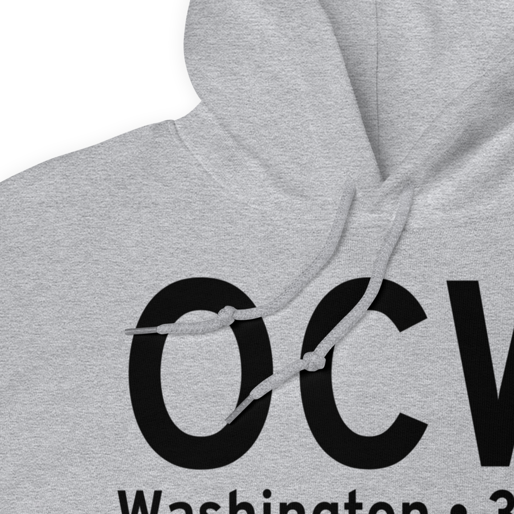 Washington (KOCW) Airport Hoodie Sweatshirt 