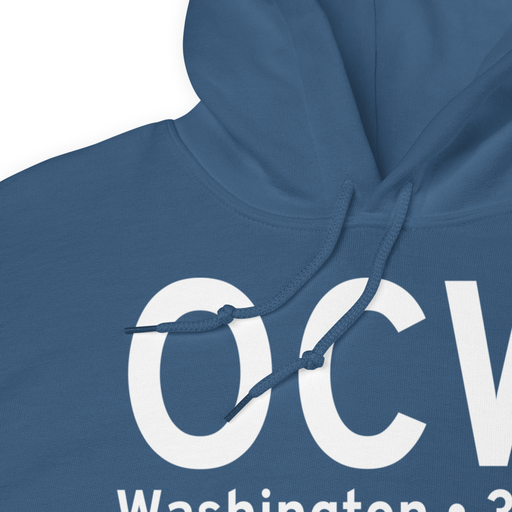 Washington (KOCW) Airport Hoodie Sweatshirt 