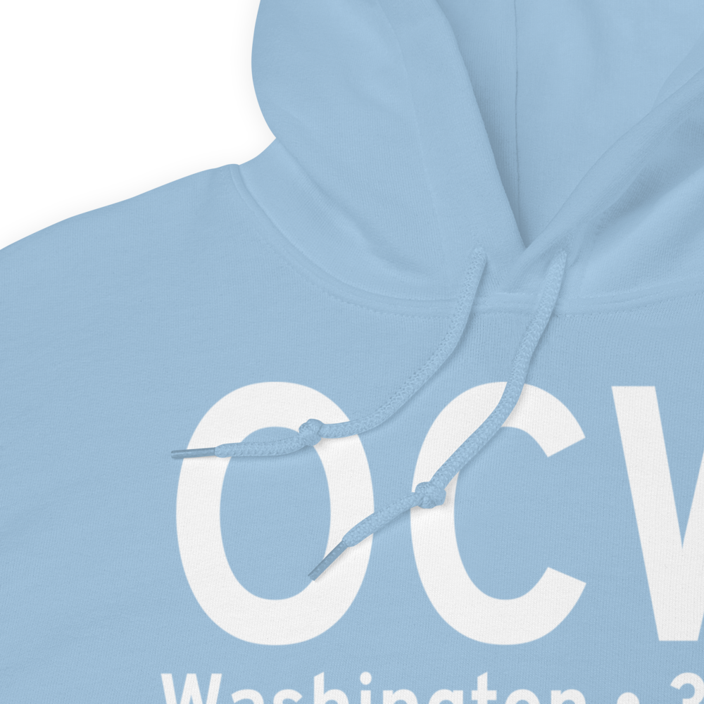 Washington (KOCW) Airport Hoodie Sweatshirt 