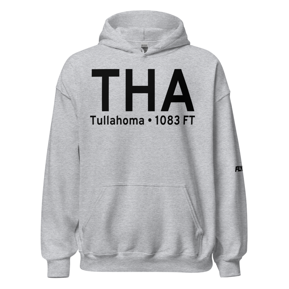 Tullahoma (KTHA) Airport Hoodie Sweatshirt 