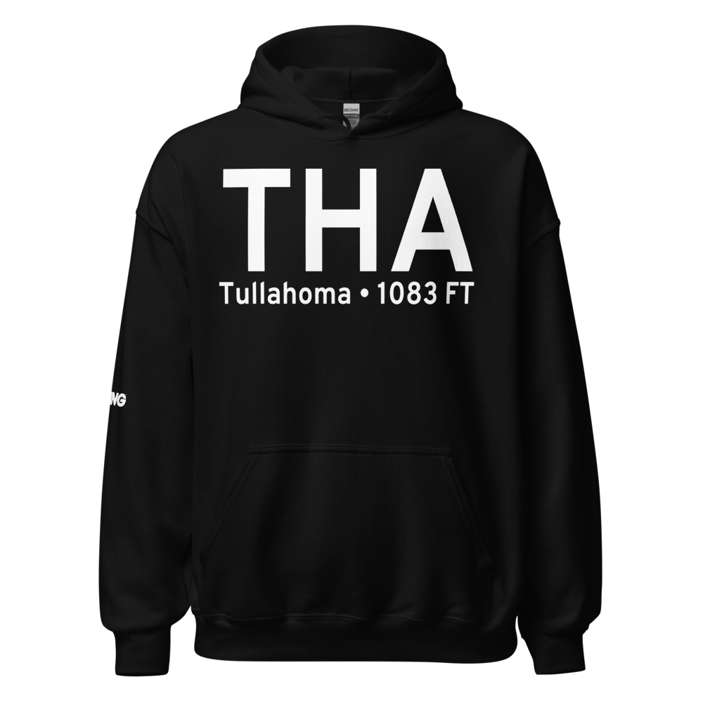 Tullahoma (KTHA) Airport Hoodie Sweatshirt 