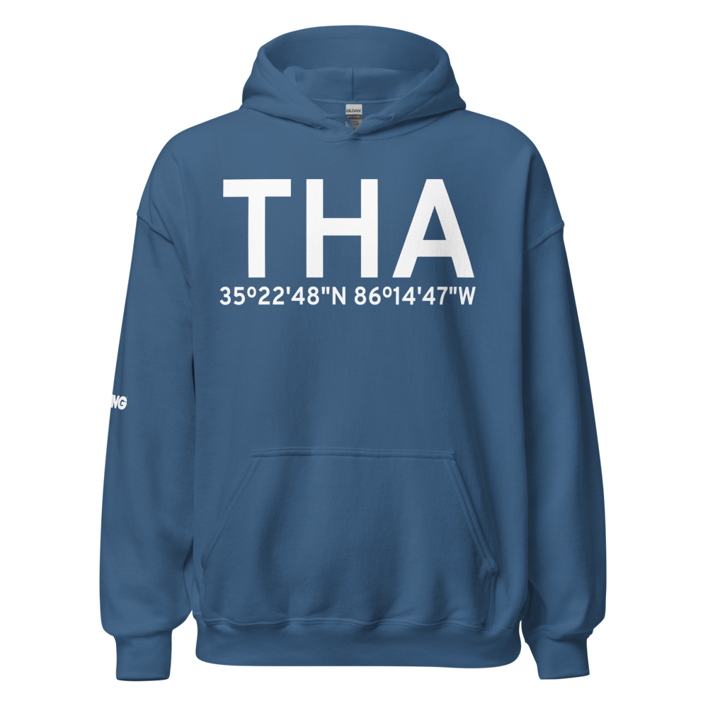 Tullahoma (KTHA) Airport Hoodie Sweatshirt 
