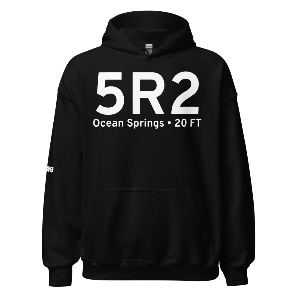 Ocean Springs (K5R2) Airport Hoodie Sweatshirt 