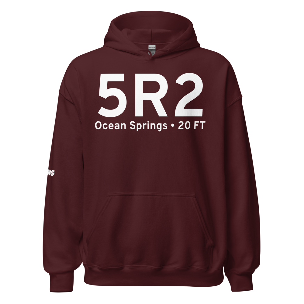 Ocean Springs (K5R2) Airport Hoodie Sweatshirt 