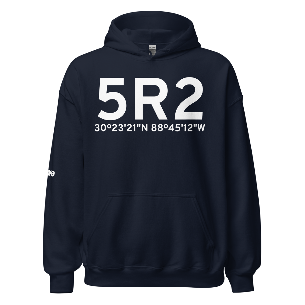 Ocean Springs (K5R2) Airport Hoodie Sweatshirt 