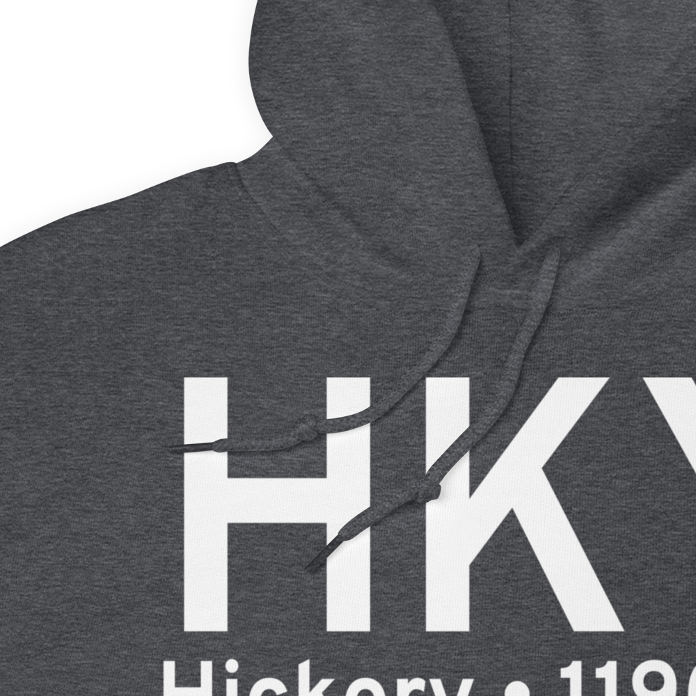 Hickory (KHKY) Airport Hoodie Sweatshirt 