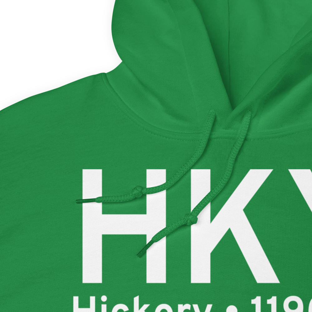 Hickory (KHKY) Airport Hoodie Sweatshirt 
