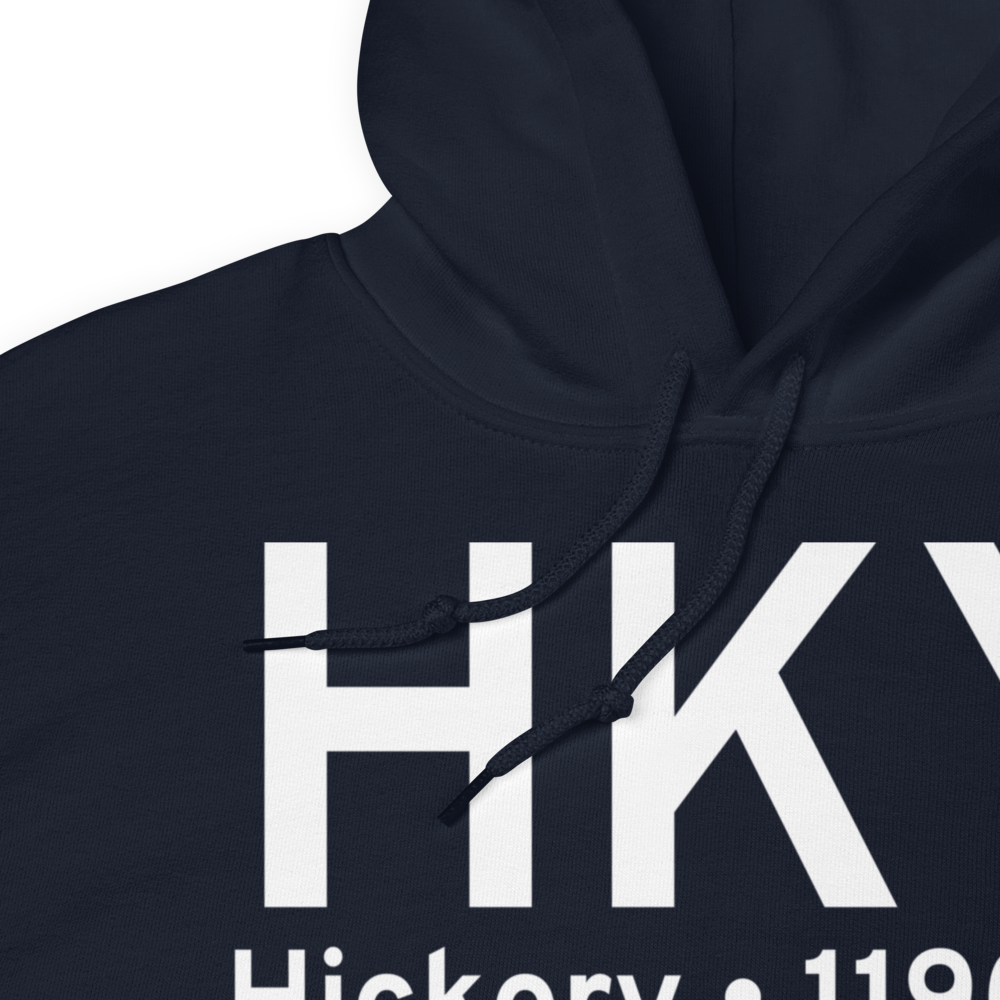 Hickory (KHKY) Airport Hoodie Sweatshirt 