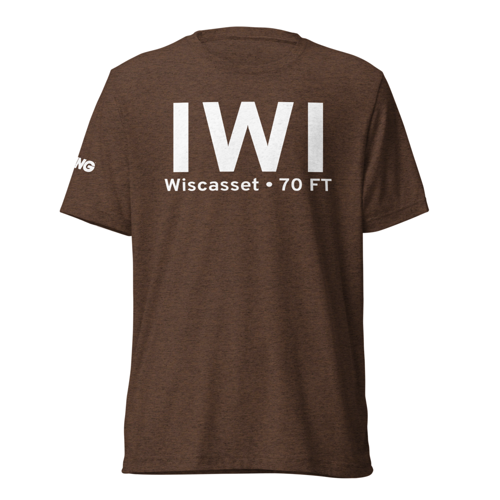 Wiscasset (KIWI) Airport Tri-blend T-Shirt 