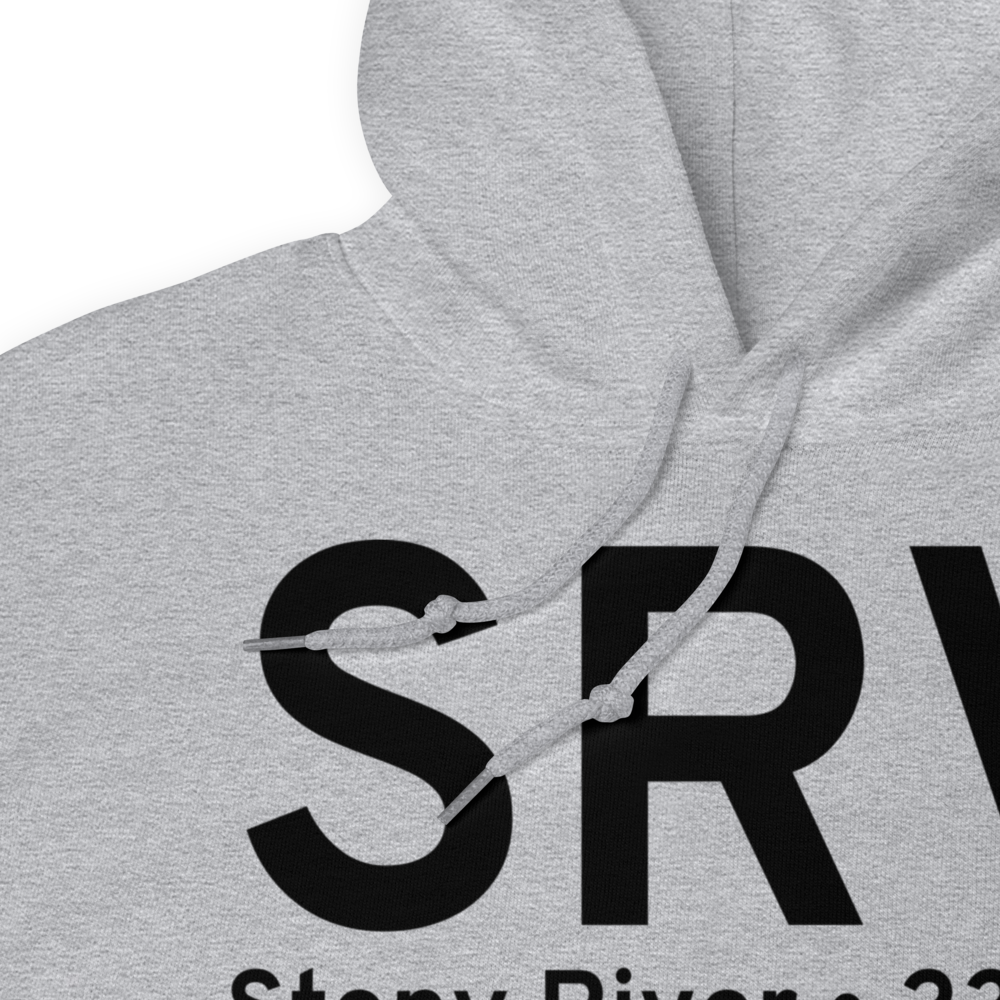 Stony River (SRV) Airport Hoodie Sweatshirt 