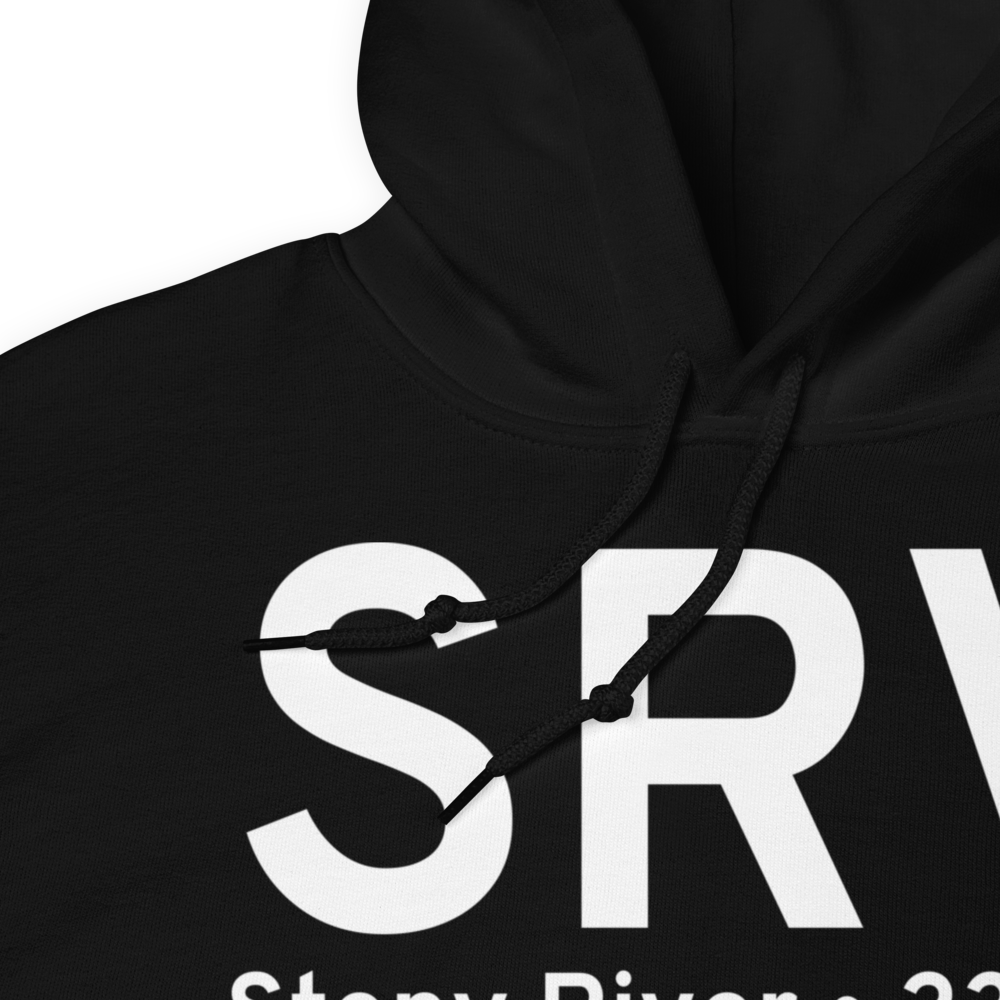 Stony River (SRV) Airport Hoodie Sweatshirt 