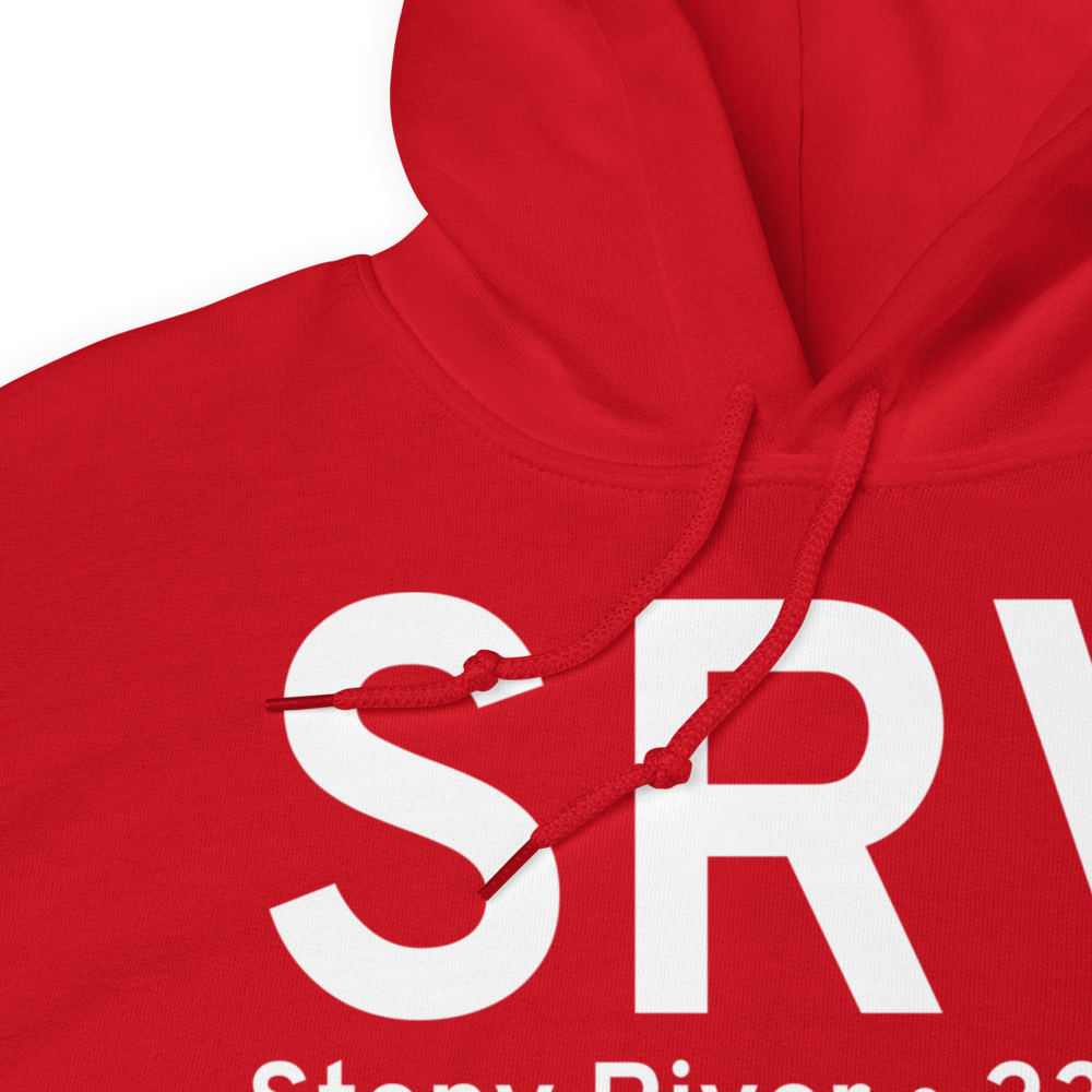 Stony River (SRV) Airport Hoodie Sweatshirt 