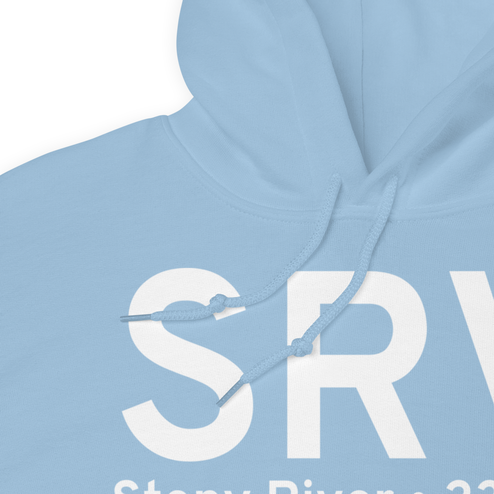 Stony River (SRV) Airport Hoodie Sweatshirt 