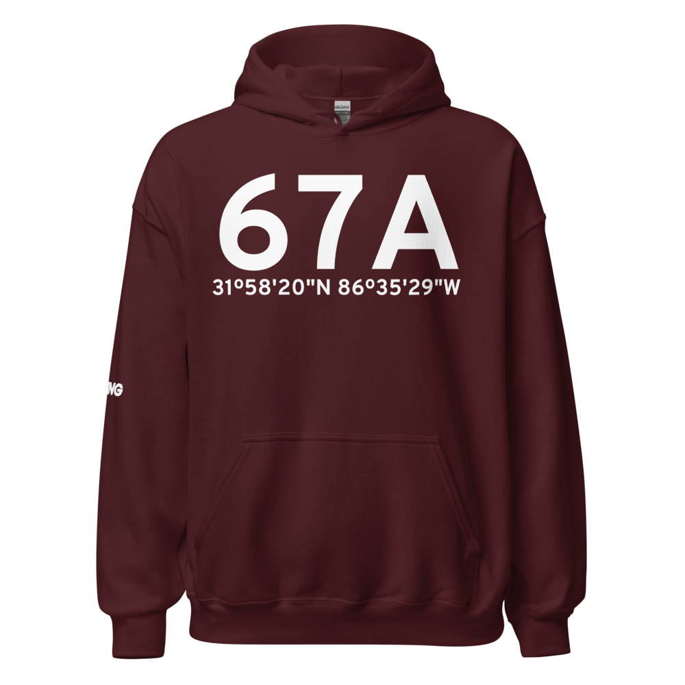 Fort Deposit (K67A) Airport Hoodie Sweatshirt 