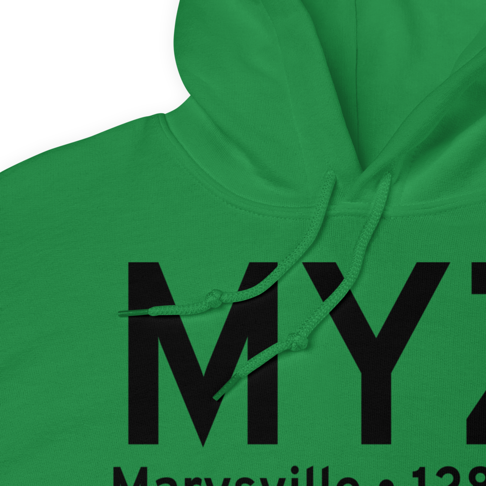Marysville (KMYZ) Airport Hoodie Sweatshirt 