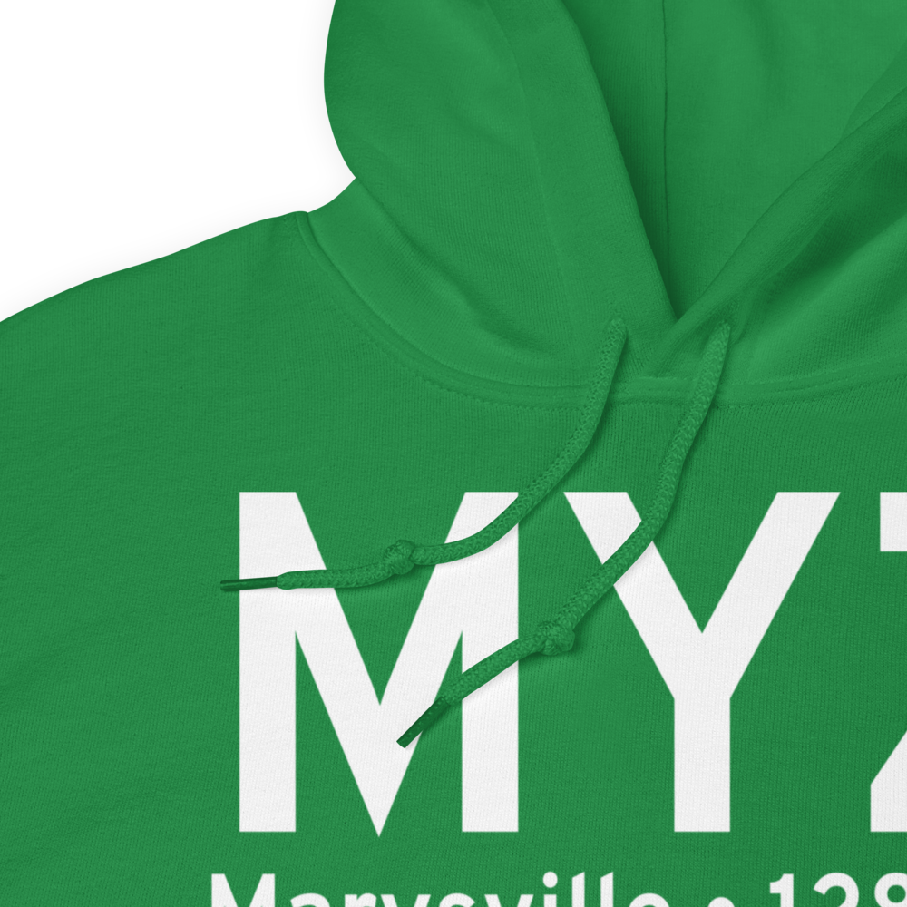 Marysville (KMYZ) Airport Hoodie Sweatshirt 