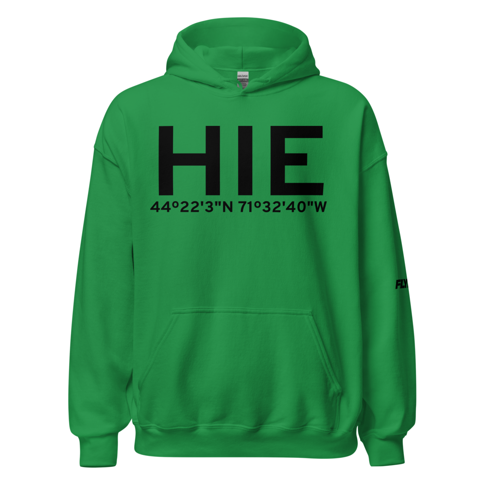 Whitefield (KHIE) Airport Hoodie Sweatshirt 