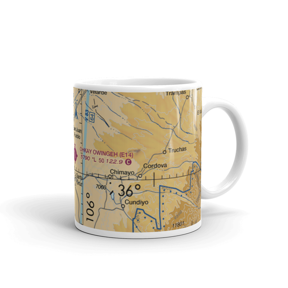 Ohkay Owingeh Airport (E14) VFR Sectional  Mug 