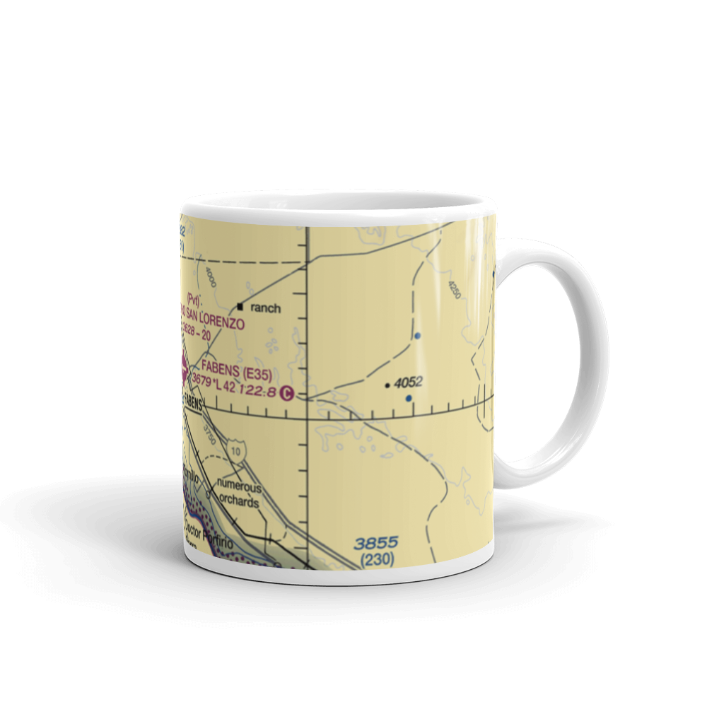 Fabens Airport (E35) VFR Sectional  Mug 