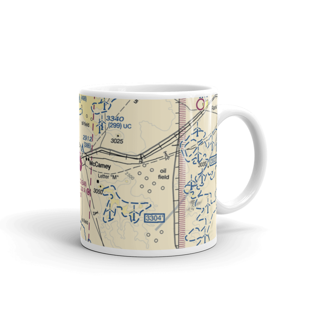 Upton County Airport (E48) VFR Sectional  Mug 