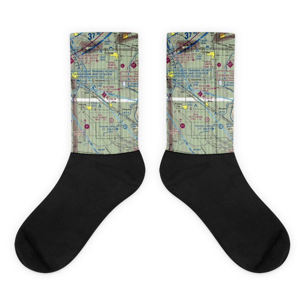 Eloy Municipal Airport (E60) VFR Sectional Socks 
