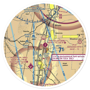 Mid Valley Airpark (E98) VFR Sectional Sticker (30 mile)