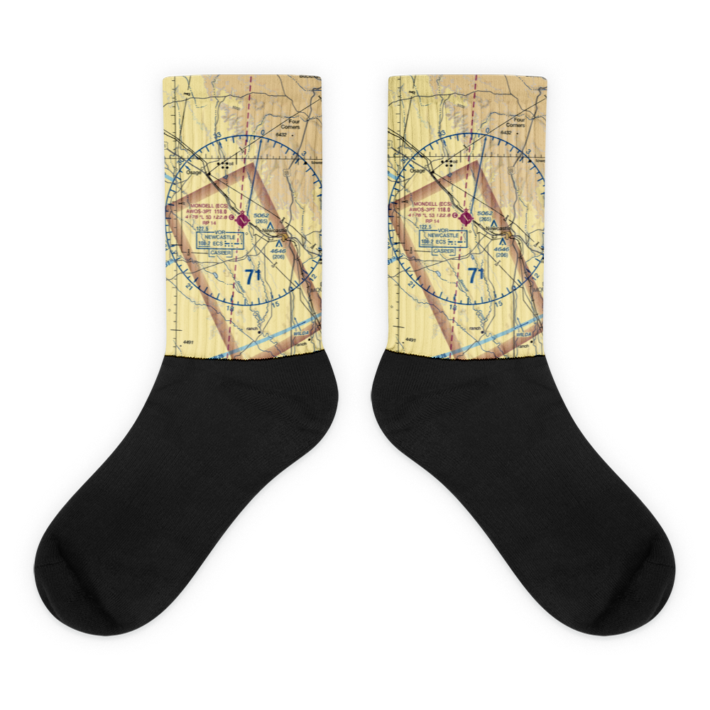 Mondell Field (ECS) VFR Sectional Socks 