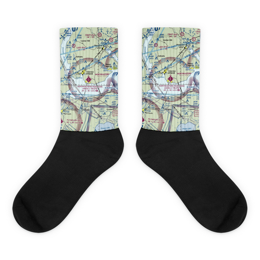 Northeastern Regional Airport (EDE) VFR Sectional Socks 