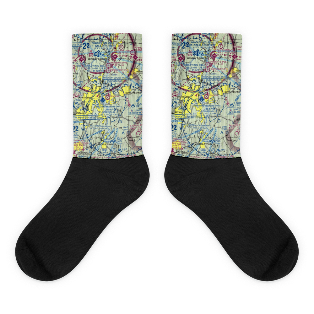 East Hartford Airport (EHT) VFR Sectional Socks 