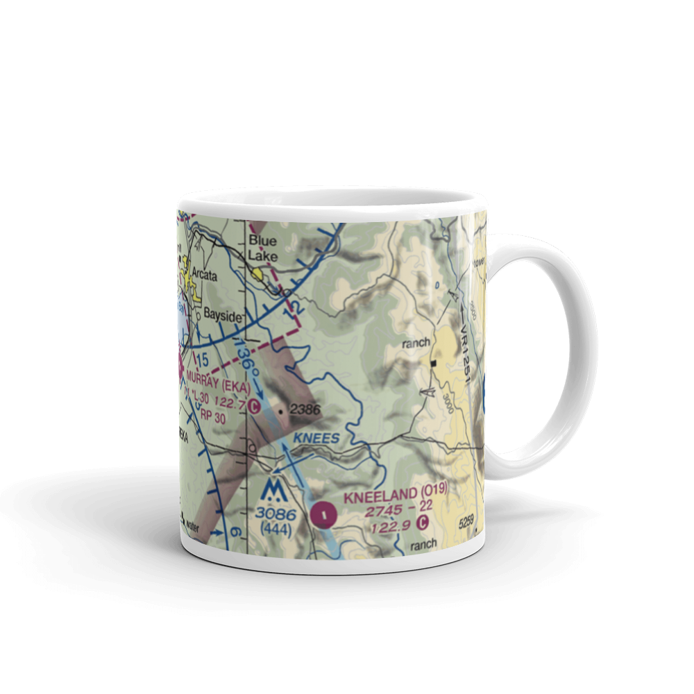 Murray Field (EKA) VFR Sectional  Mug 