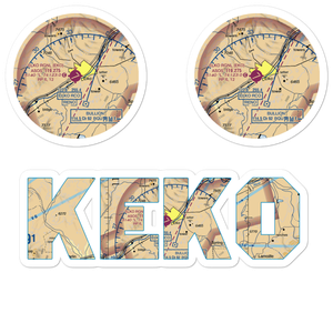 Elko Regional Airport (EKO) VFR Sectional Sticker Pack