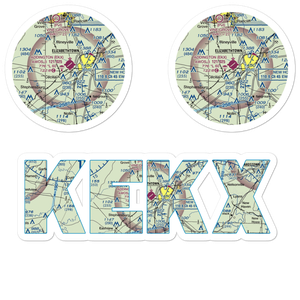 Addington Field (EKX) VFR Sectional Sticker Pack