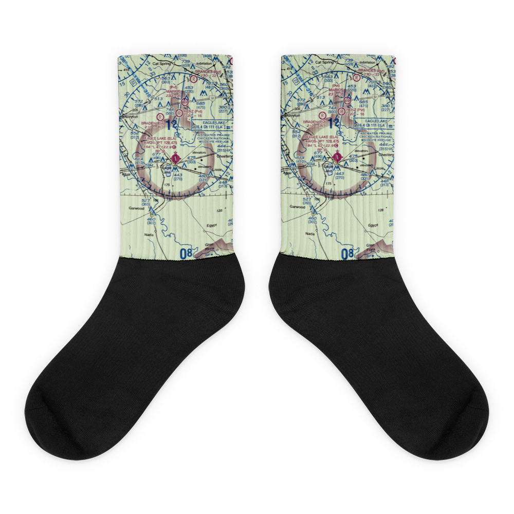Eagle Lake Airport (ELA) VFR Sectional Socks 