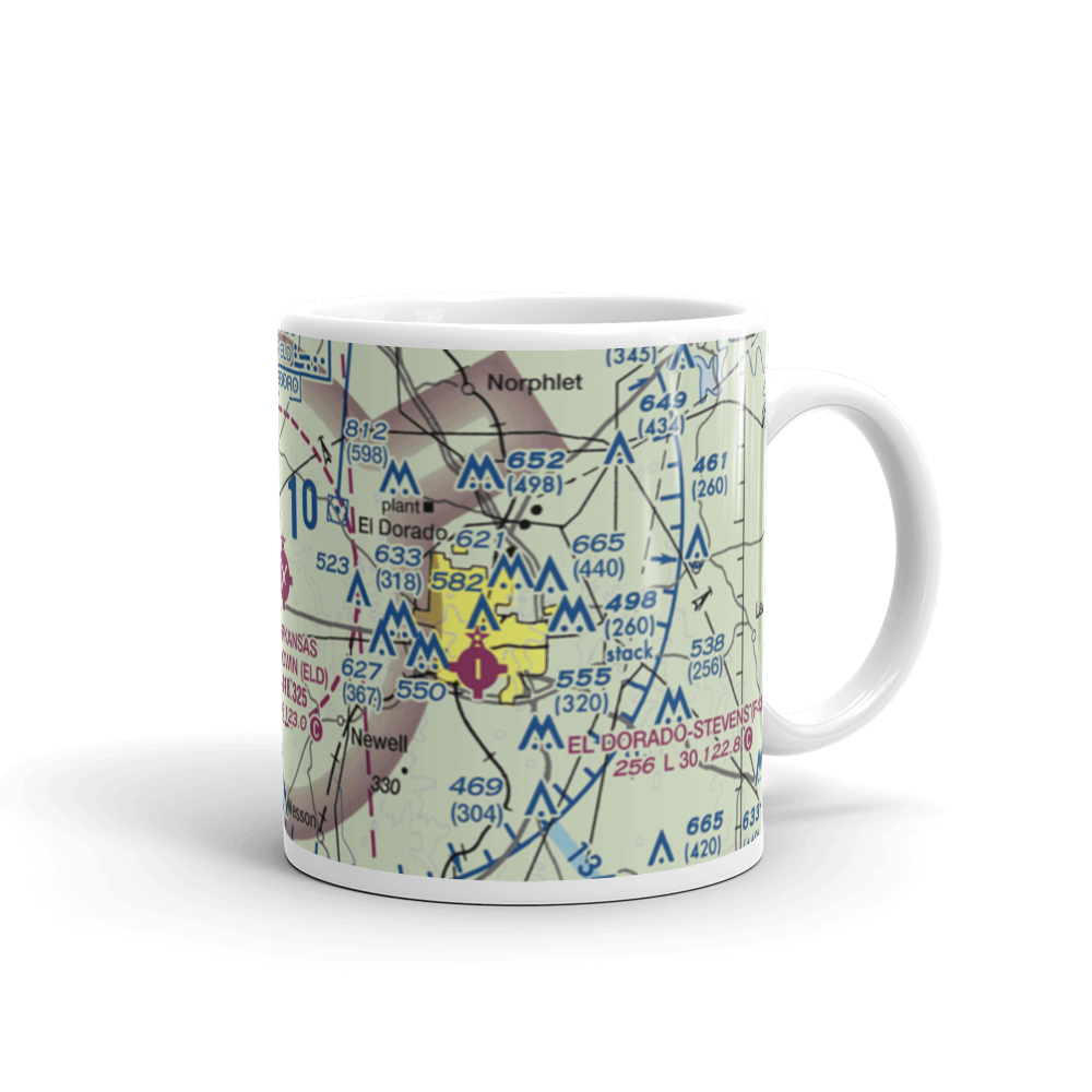 South Arkansas Regional At Goodwin Field (ELD) VFR Sectional  Mug 