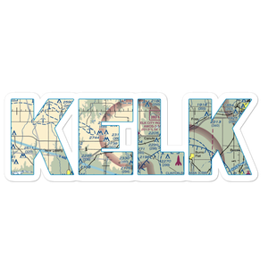 Elk City Regional Business Airport (ELK) VFR Sectional Sticker