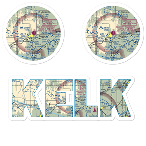 Elk City Regional Business Airport (ELK) VFR Sectional Sticker Pack