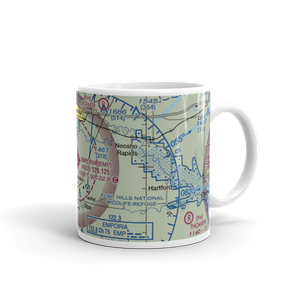 Emporia Municipal Airport (EMP) VFR Sectional  Mug