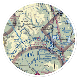 Errol Airport (ERR) VFR Sectional Sticker (30 mile)