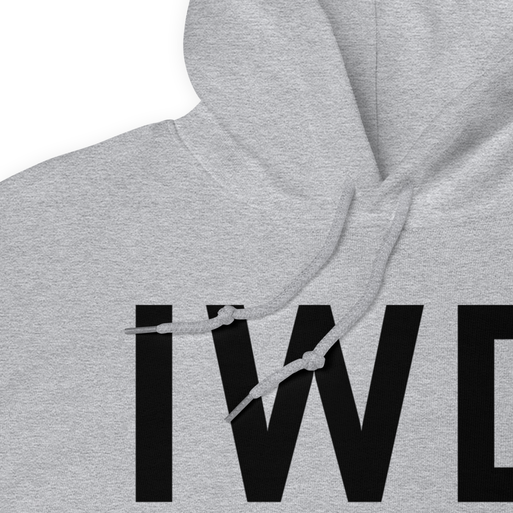 Ironwood (KIWD) Airport Hoodie Sweatshirt 