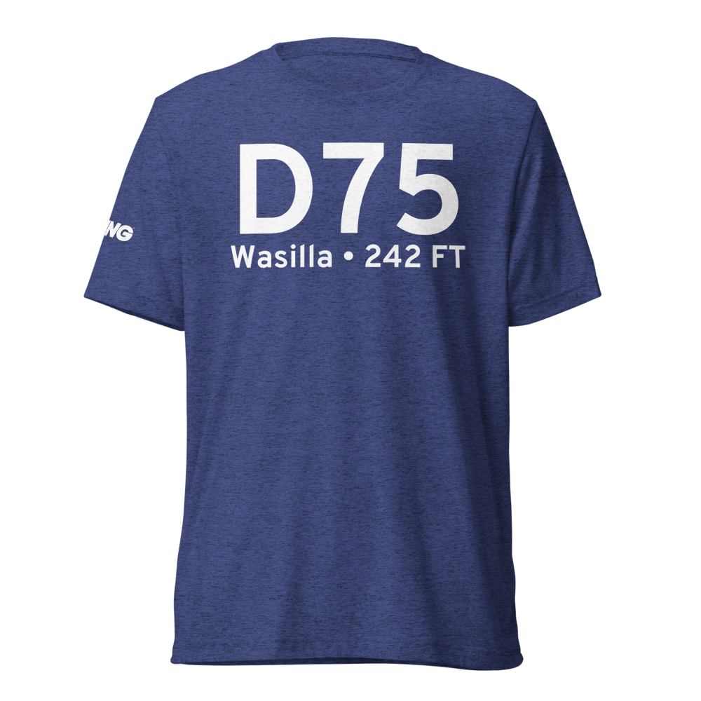 Wasilla (D75) Airport Tri-blend T-Shirt 