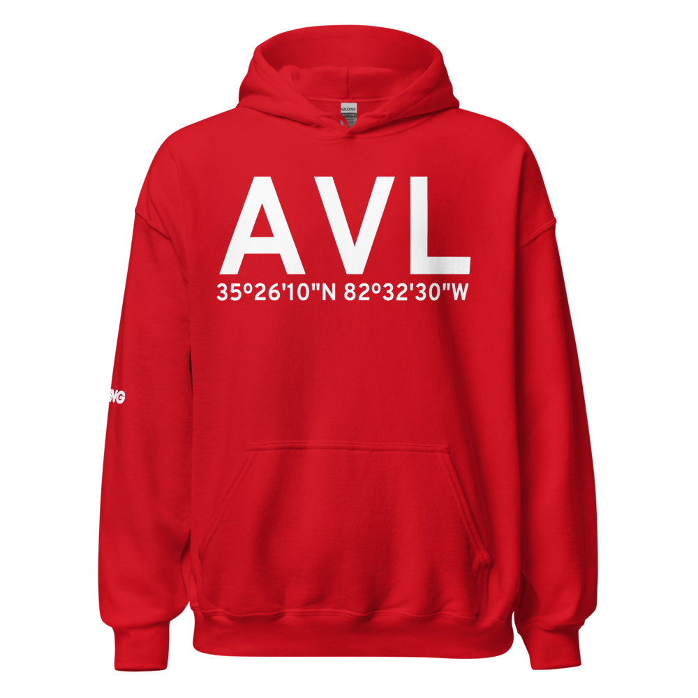 Asheville (KAVL) Airport Hoodie Sweatshirt 